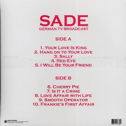 Sade - German TV Broadcast (LP)