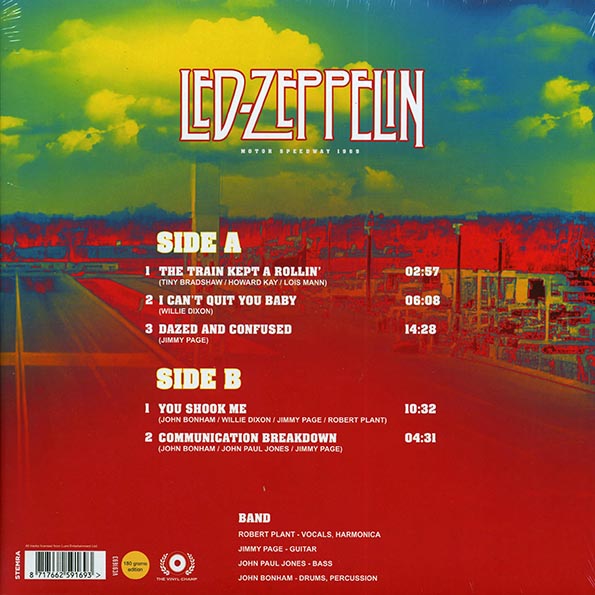 Led Zeppelin - Motor Speedway 1969 (LP) - PureSound Records