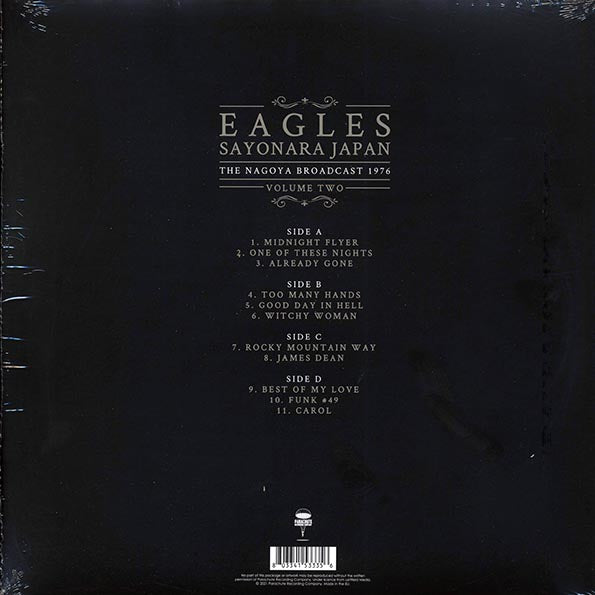 Eagles - Sayonara Japan Volume 2: The Nagoya Broadcast 1976 (LP) - PureSound Records