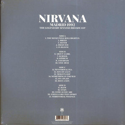 Nirvana - Madrid 1992: The Legendary Spanish Broadcast (LP) - PureSound Records