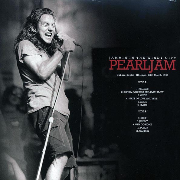 Pearl Jam - Jammin In The Windy City: Cabaret Metro, Chicago, 28th March 1992 (LP) - PureSound Records