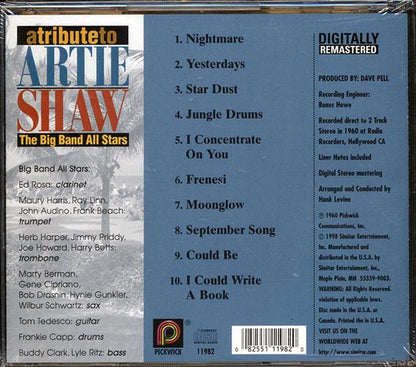 The Big Band All Stars - Tribute To Artie Shaw (CD)