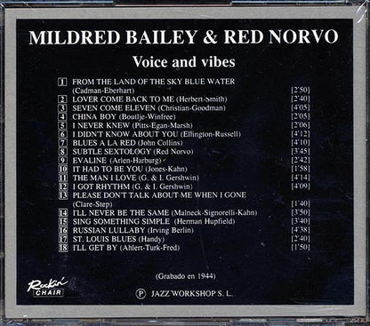 Mildred Bailey, Red Norvo - Voice And Vibes (CD)