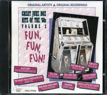 Lonnie Mack, Bobby Vee, The Hollywood Argyles, Jay & The Americans, Etc. - Fun Fun Fun: Great Juke Box Hits Of The '60s Volume 2 (CD)