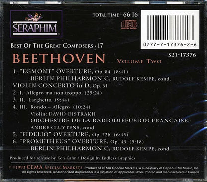 Beethoven - Best Of The Great Composers 17: Volume 2 (CD)