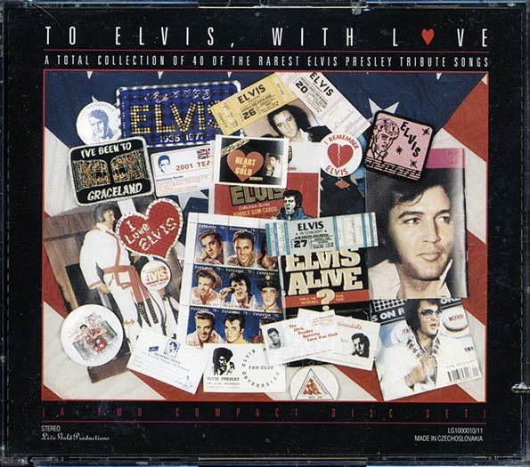 Various - To Elvis, With Love: A Total Collection Of 40 Of The Rarest Elvis Presley Tribute Songs (40 tracks) (CD)