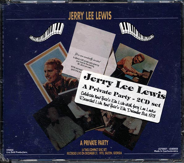 Jerry Lee Lewis - A Private Party: Recorded Live On December 31, 1978, Dalton, Georgia (24 tracks) (CD)
