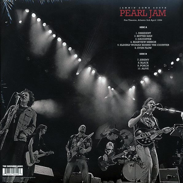 Pearl Jam - Jammin' Down South: Fox Theatre, Atlanta 3rd April 1994 (LP) - PureSound Records