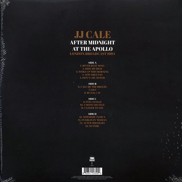JJ Cale - After Midnight At The Apollo: London Broadcast 1994 (LP) - PureSound Records