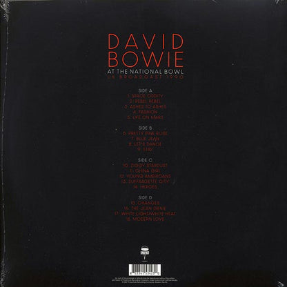 David Bowie - At The National Bowl UK Broadcast 1990: Milton Keynes, England, August 5th 1990 (ltd. ed.) (2xLP) (LP) - PureSound Records