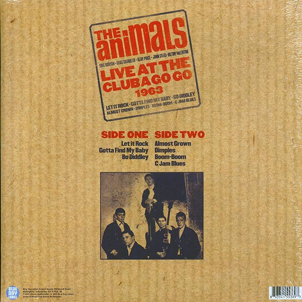 The Animals - Live At The Club A Go Go 1963 (LP)