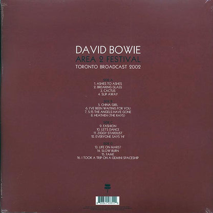 David Bowie - Area 2 Festival: Toronto Broadcast 2002 (LP) - PureSound Records