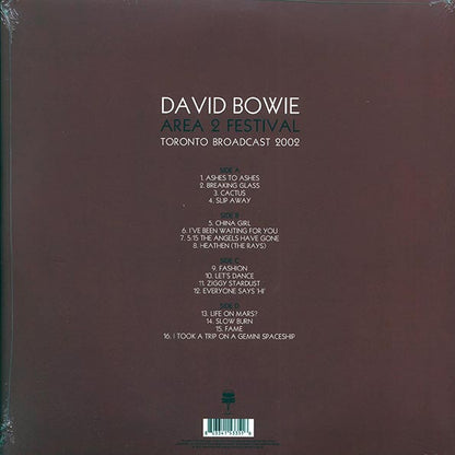 David Bowie - Area 2 Festival: Toronto Broadcast 2002 (ltd. ed.) (2xLP) (LP) - PureSound Records