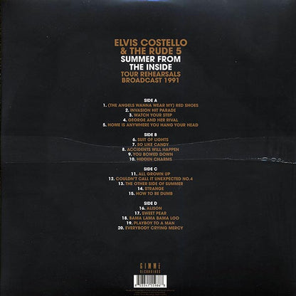 Elvis Costello & The Rude 5 - Summer From The Inside: Arlington Theater, Santa Barbara, CA, 25th May 1991 (LP) - PureSound Records