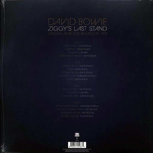 David Bowie - Ziggy's Last Stand: London Marquee Broadcast 1973 (LP) - PureSound Records