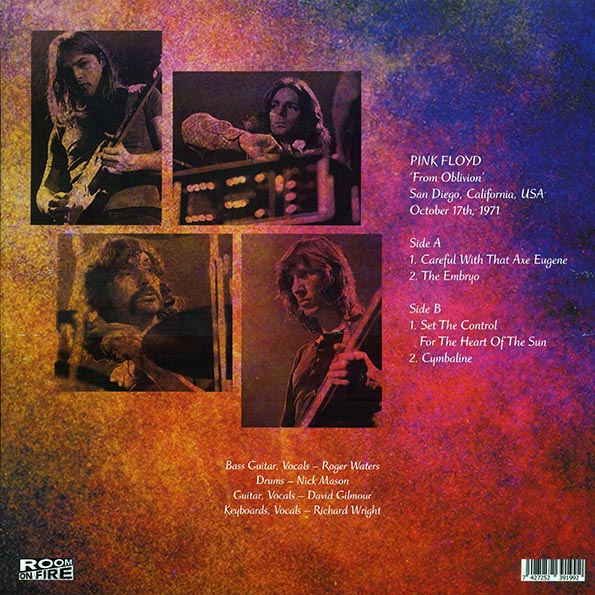 Pink Floyd - From Oblivion Volume 1: Live In San Diego, October 17th, 1971 (LP) - PureSound Records