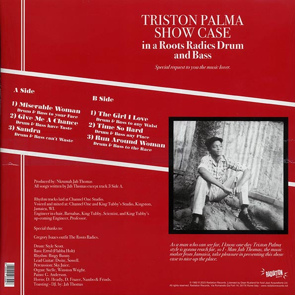 Triston Palmer - Showcase In A Roots Radics Drum And Bass (LP)