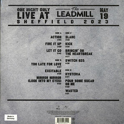 Def Leppard - One Night Only: Live At The Leadmill 2023 (RSD 2024) (ltd. ed.) (2xLP) (LP) - PureSound Records