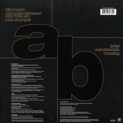 The Notorious BIG - Ready To Die Instrumentals (RSD 2024) (LP)