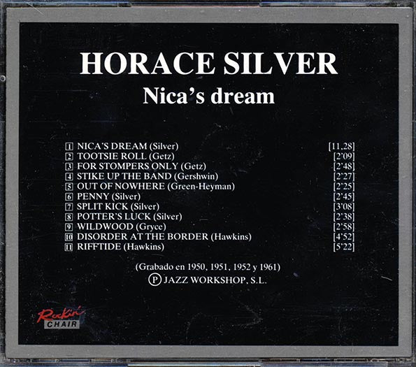 Horace Silver - Nica's Dream (CD)