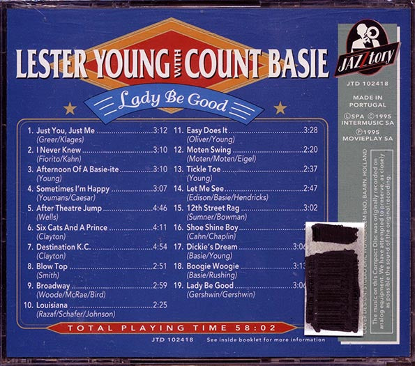 Lester Young, Count Basie - Lady Be Good (CD)
