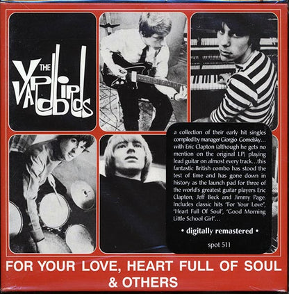 The Yardbirds - For Your Love, Heart Full Of Soul & Others (ltd. ed.) (deluxe mini-LP slipsleeve edition) (CD)