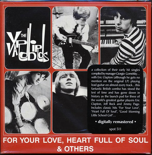 The Yardbirds - For Your Love, Heart Full Of Soul & Others (ltd. ed.) (deluxe mini-LP slipsleeve edition) (CD)