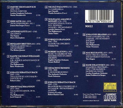 Bach, Mozart, Brahms, Stravinsky, Etc. - Sound Sampling (CD)
