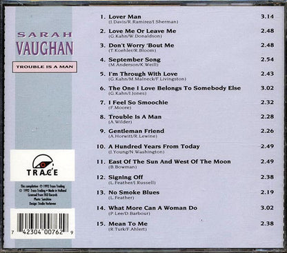 Sarah Vaughan - Trouble Is A Man (CD)