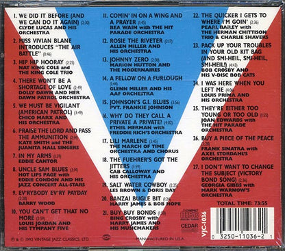 Frank Sinatra, Bng Crosby, Mat King Cole, Doris Day, Louis Jordan, Etc. - Something For The Boys: The Songs Of World War II (CD)