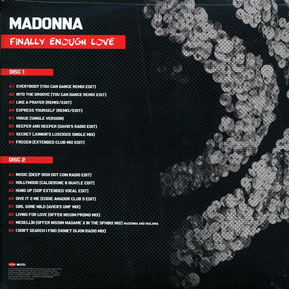 Madonna - Finally Enough Love (ltd. ed.) (2xLP) (remastered) (LP) - PureSound Records