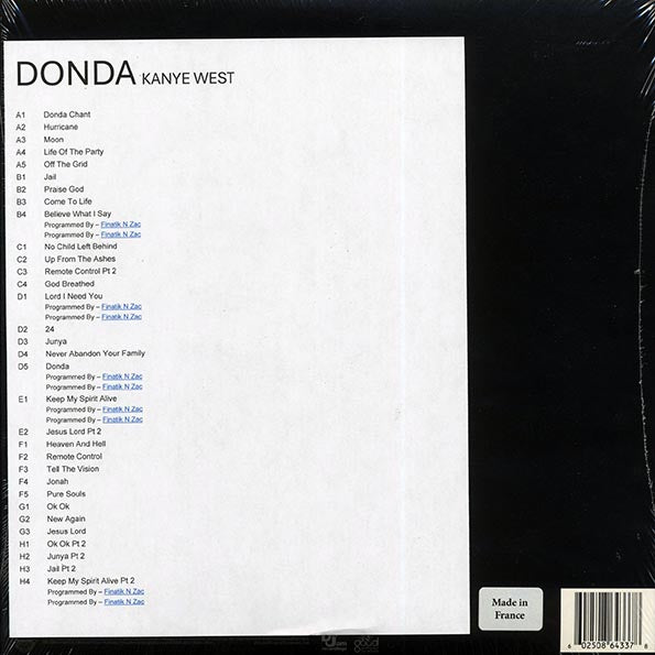 Kanye West - Donda (4xLP) (LP) - PureSound Records