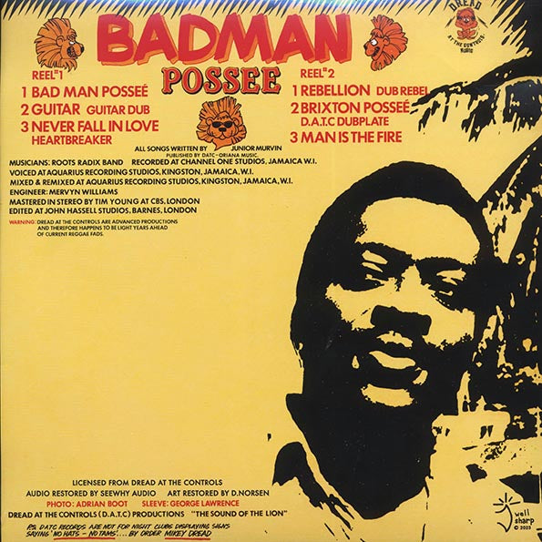 Jr. Murvin - Bad Man Possee (LP) - PureSound Records