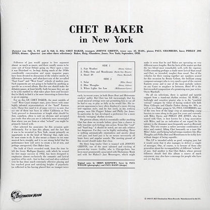 Chet Baker - In New York (ltd. 500 copies made) (LP) - PureSound Records