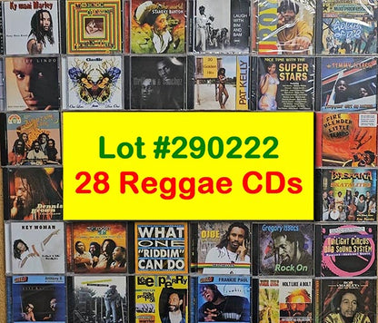 U Roy, The Skatalites, Gregory Isaacs, Bob Marley, John Holt, Mad Professor, Dennis Brown, Etc. - Lot #290222: 28 Reggae CDs (CD)