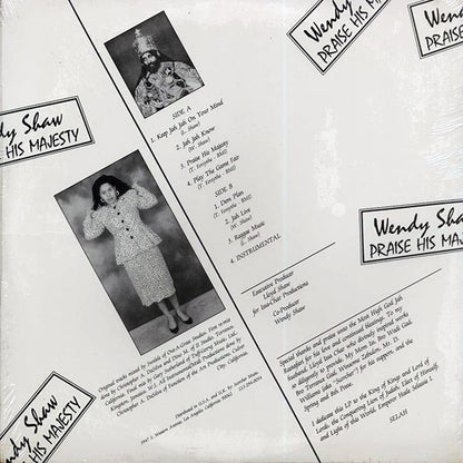 Wendy Shaw - Praise His Majesty (1989 FIRST PRESS) (US press) (LP)