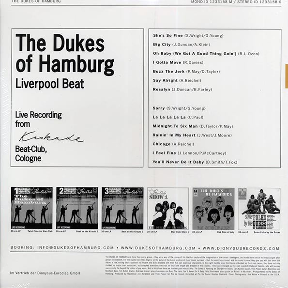The Dukes Of Hamburg - Liverpool Beat (LP)