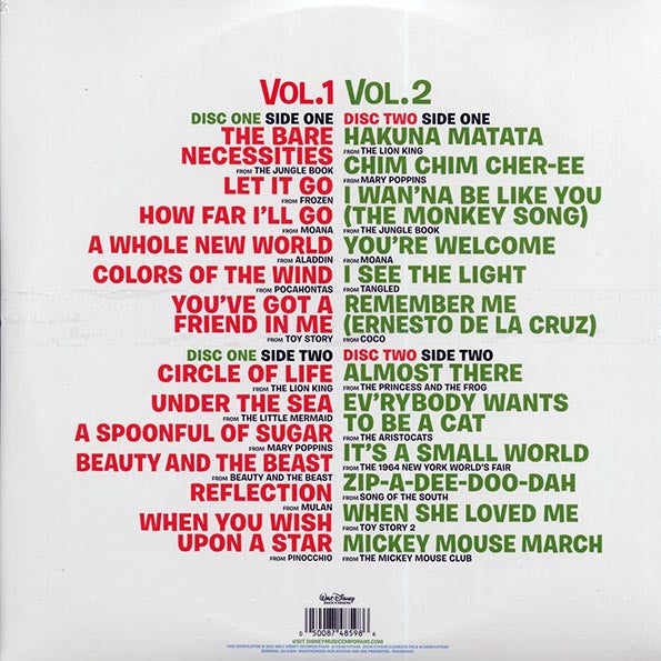 Jerry Goldsmith, Elton John, Randy Newman, Julie Andrews, Dick Van Dyke, Sarah McLachlan, Etc. - Disney Ultimate Hits Volumes 1 & 2 (ltd. ed.) (2xLP) (LP) - PureSound Records