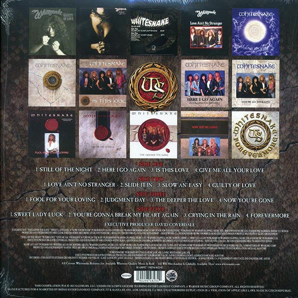 Whitesnake - Greatest Hits: Revisited, Remixed, Remastered MMXXII (2xLP) (LP)