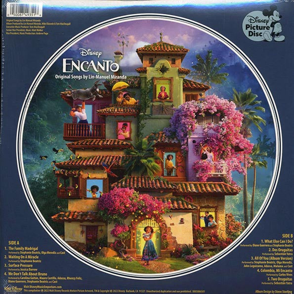 Various - Encanto: Original Songs By Lin-Manuel Miranda (Disney) (LP)