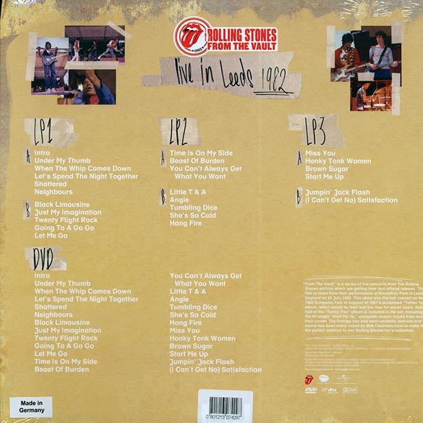 The Rolling Stones - From The Vault: Live In Leeds 1982 (25 tracks) (3xLP) (LP)
