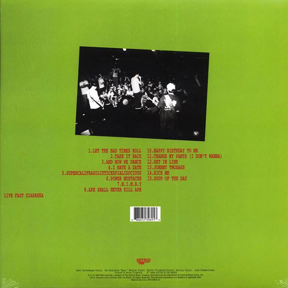 The Vandals - Live Fast Diarrhea (LP)