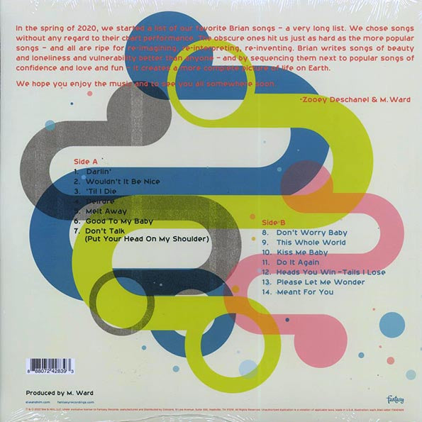 She & Him - Melt Away: A Tribute To Brian Wilson (LP)