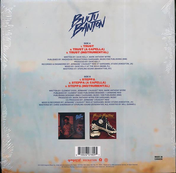Buju Banton - Trust/Steppa (RSD 2020) (ltd. ed.) (LP) - PureSound Records