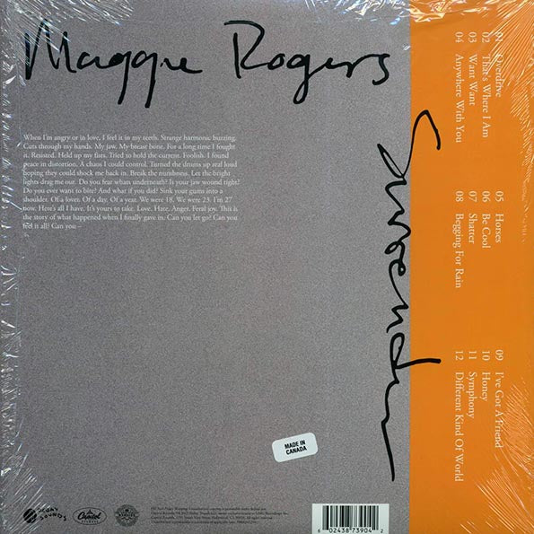 Maggie Rogers - Surrender (LP) - PureSound Records