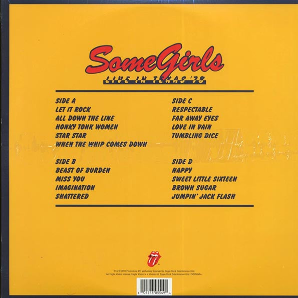 The Rolling Stones - Some Girls: Live In Texas '78 (2xLP) (LP)