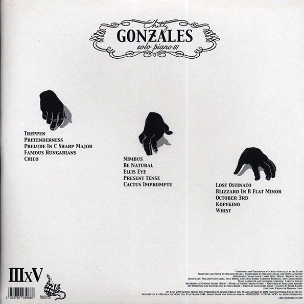 Chilly Gonzales - Solo Piano III (2xLP) (LP) - PureSound Records