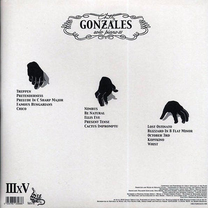 Chilly Gonzales - Solo Piano III (2xLP) (LP) - PureSound Records