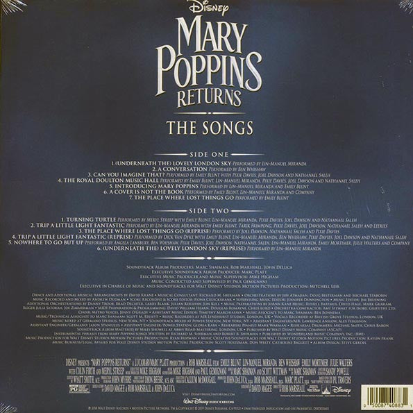 Marc Shaiman, Scott Wittman - Mary Poppins Returns: The Songs (LP) - PureSound Records