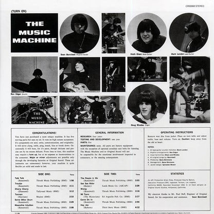 The Music Machine - Turn On The Music Machine (stereo) (LP)